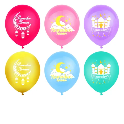 Ramadan Colourful Balloon set of 12