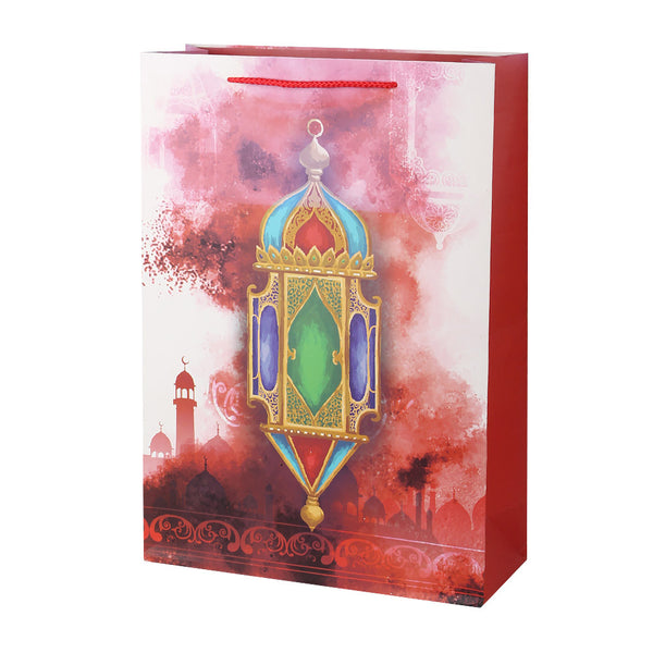 Maroon Lantern Gift bag set (2pc) XLarge