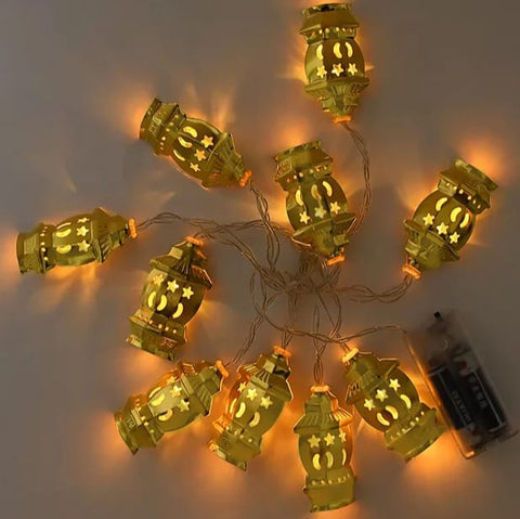 New Lantern design gold string lights.