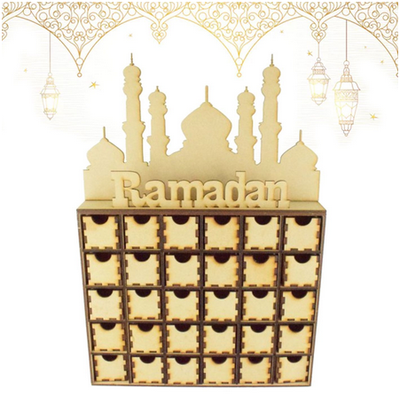ramadan wooden calendar