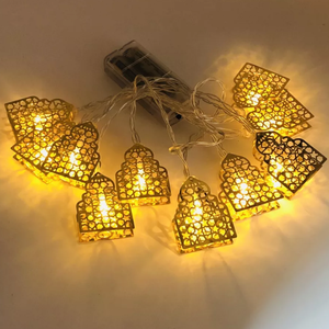 10 LED Geometric Arch Fairy lights 1.65m