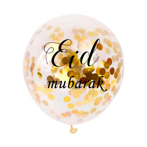 Eid Mubarak confetti balloon 10pk
